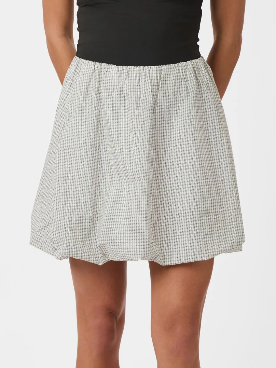Stela Small Check Skirt