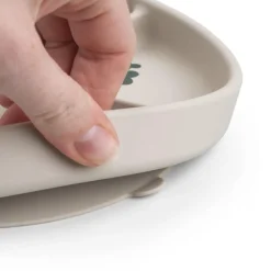 Stick&Stay inddelt tallerken Tiny farm Sand