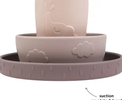 Stick&Stay spisesæt Deer friends Pudder