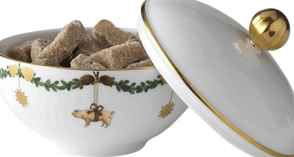 Stjerne Riflet Jul 15 cl. skål med låg