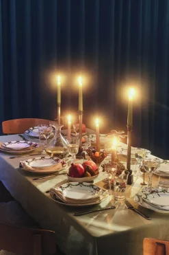 Stjerne Riflet Jul 22 cm. fad