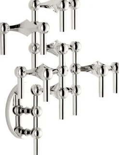 STOFF Nagel wall hanger - chrome