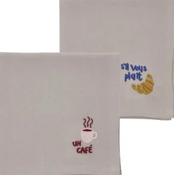 Stofservietter 40x40 Bistro 2 stk. Coffee brown