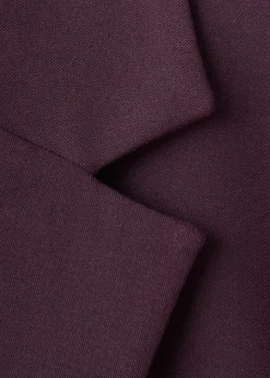 Straight-fit suit jacket