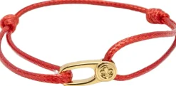 String Bracelet with Gold Hook