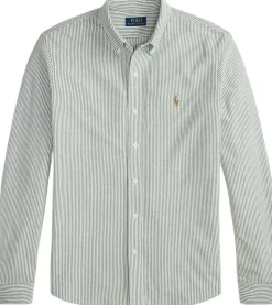 Striped Knit Oxford Shirt