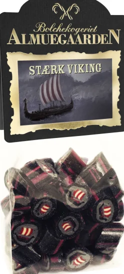 Stærke Vikinge bolcher med smag af pebret salmiak-lakrids