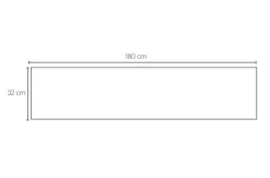 Supreme Scarf 180x32 2852 Beige