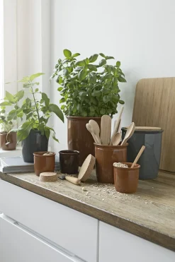 Syltekrukke, brun, 1 l