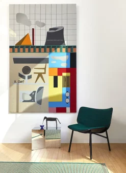 Tapis-170 x 240-Black and green