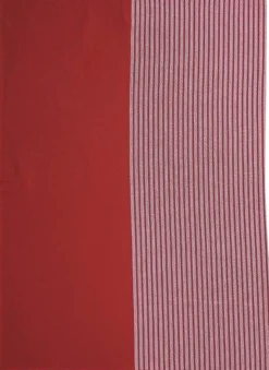 Tea Towels 50x70 cm MIX Stripe dark red