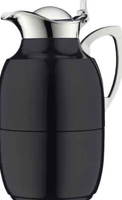 Termokande Juwel 1 liter Blank sort Rustfrit stål