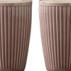 Termokrus Plissé 25 cl 8 x 12 cm 2 stk. Woodrose