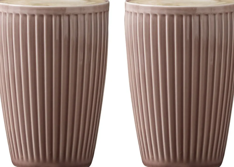 Termokrus Plissé 25 cl 8 x 12 cm 2 stk. Woodrose