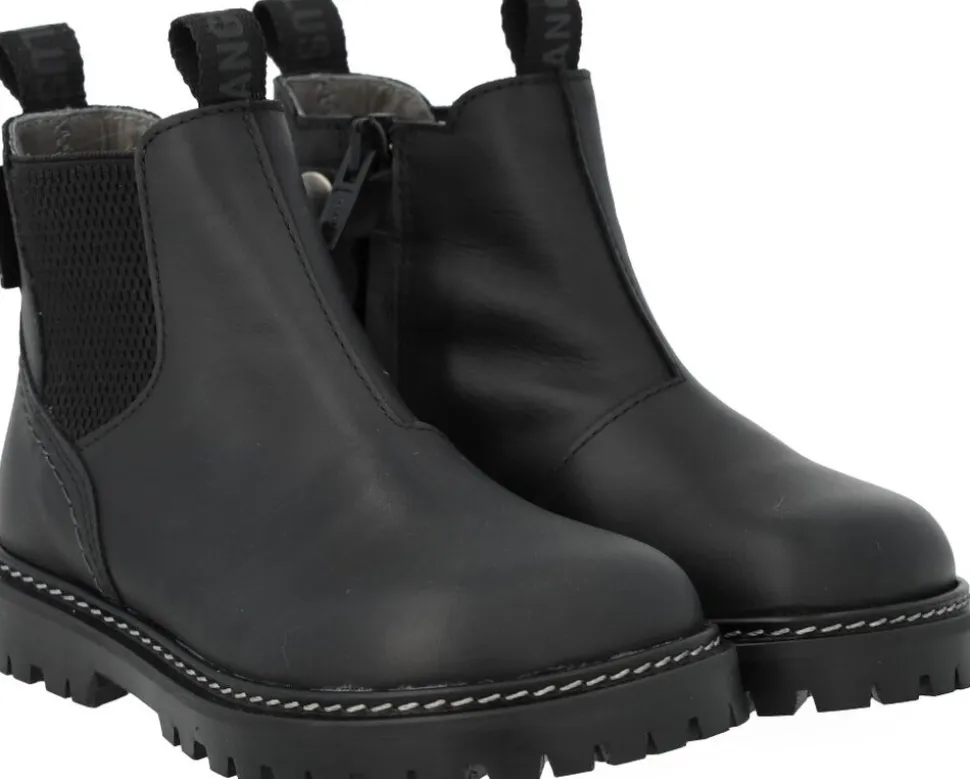 TEX-støvle i olieret læder