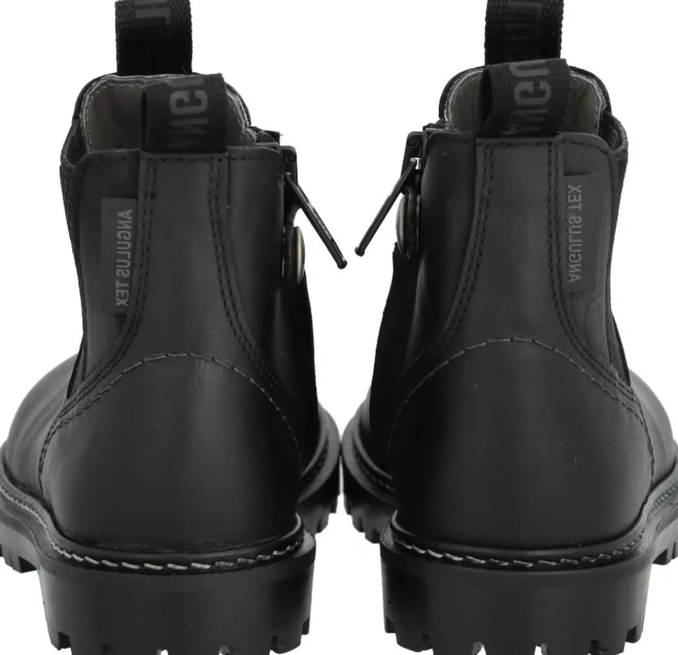 TEX-støvle i olieret læder