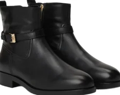 TH BUCKLE RIDING LEATHER BOOTIE