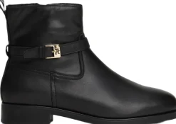 TH BUCKLE RIDING LEATHER BOOTIE