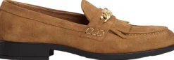 TH CHAIN FRINGE SUEDE LOAFER
