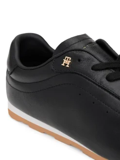 TH Monogram Low Profile Leather Trainers