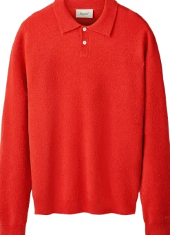 TIMBER BRUSHED POLO KNIT