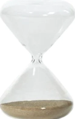 Timeglas D6x10cm glas/sand