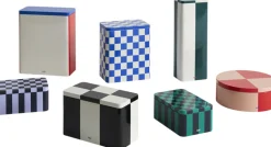 Tin Container-Round-Red and soft pi