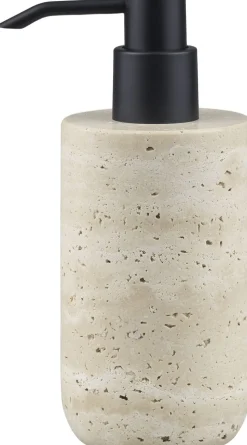 TRAVERTINE dispenser, tall