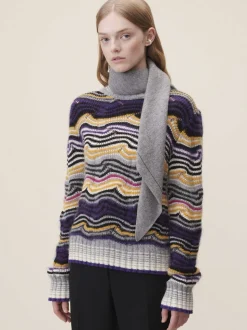 Triangle Solid Logo M - 100% cashmere