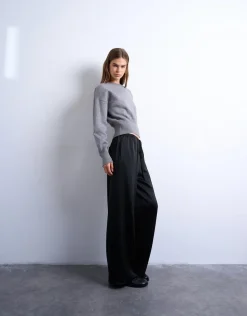 TSNANA STRAIGHT LEG SATIN PANT