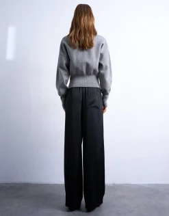 TSNANA STRAIGHT LEG SATIN PANT