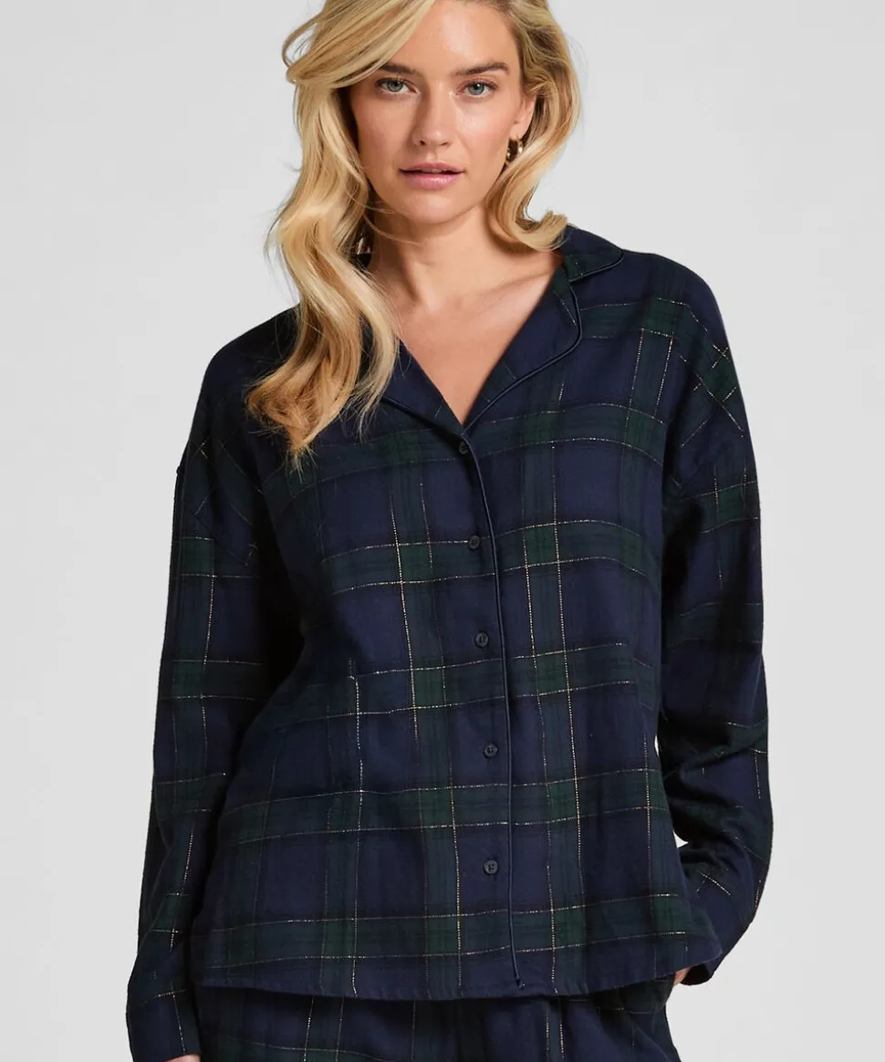 Twill Long-Sleeved Pyjama Top