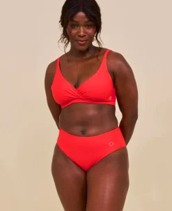 Ubud højtaljet bikini underdel - Heat