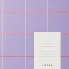 UMA Flat Lay Notebook - Medium, Lavender check