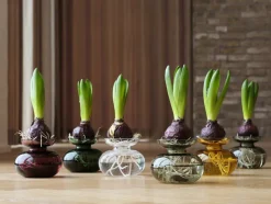 Vase Inu 11x9 cm Amber