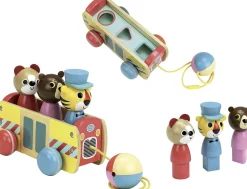 Vilac - Træklegetøj - Bus