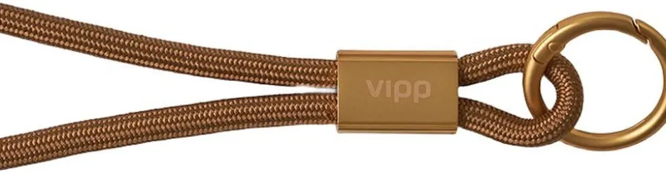 Vipp320 Key strap, Palazzo Monti, golden, 45 cm