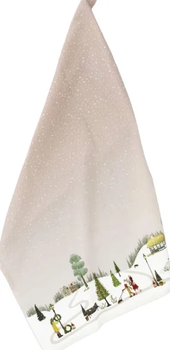 Viskestykke Vinter 70 x 50 cm Woodrose