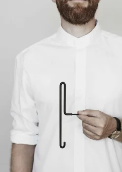 Wall Hook Large Black