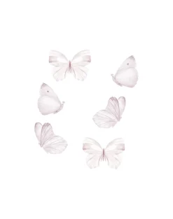 Wallsticker Sommerfugle 6 stk.