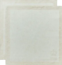 Waves serviet, hvid 44X44 2stk