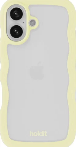 Wavy Case iPhone 16 Lemonade/Transparent
