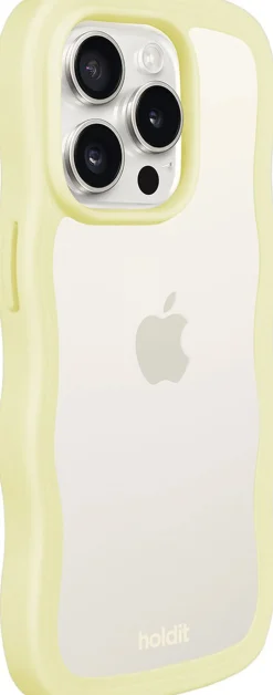 Wavy Case iPhone 15 Pro Max Lemonade/Transparent