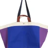 Weekend Bag (Organic)-Medium-Electric blue multi