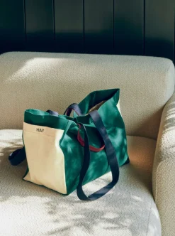 Weekend Bag (Organic)-Medium-Dark green multi