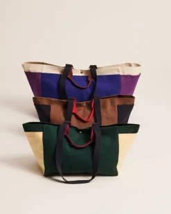 Weekend Bag (Organic)-Small-Dark green multi