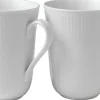 White Fluted Cup 36cl 2PK