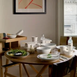 White Fluted Dish Oval 35cm