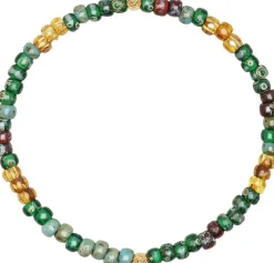 Wristband with Green Japanese Miyuki Beads