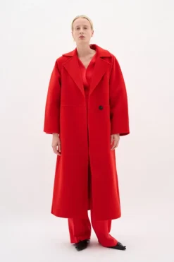 YillaIW Long Wool Coat